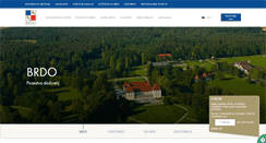 Desktop Screenshot of brdo.si